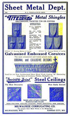 matching lot of twelve antique american schlitz saloon interior gold metallic enameled heavily ornamented tin ceiling panels with nicely aged surface patina