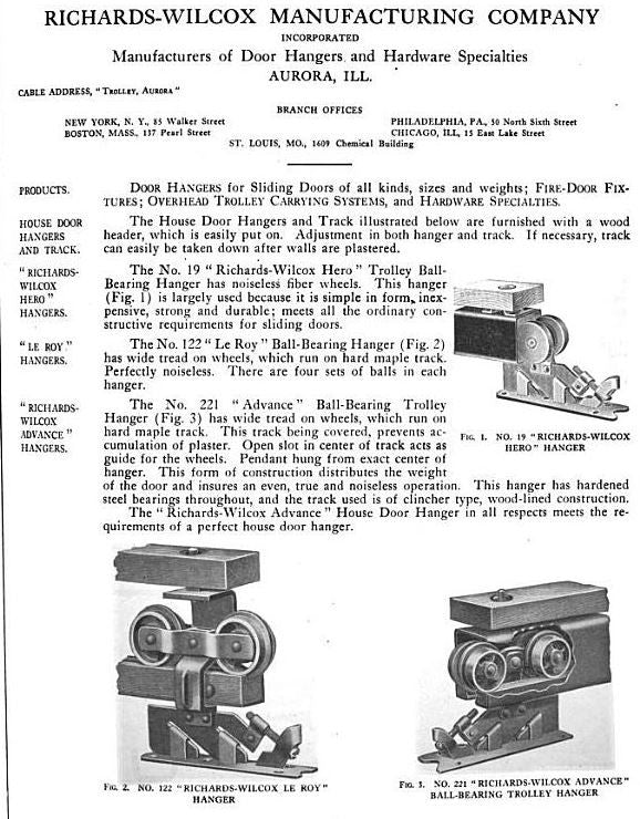 late 19th century hard to find original interior residential ornamental cast iron single pocket door brackets or hangers with rollers and base plates