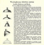 one of three matching early 1920's american antique industrial salvaged green porcelain enameled cold-rolled steel pendant light fixtures with "standard" benjamin reflector
