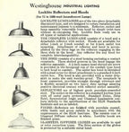 c. 1930's single ceiling-mount american depression era antique industrial green vitreous or porcelain enameled ceiling fixture or factory pendant light