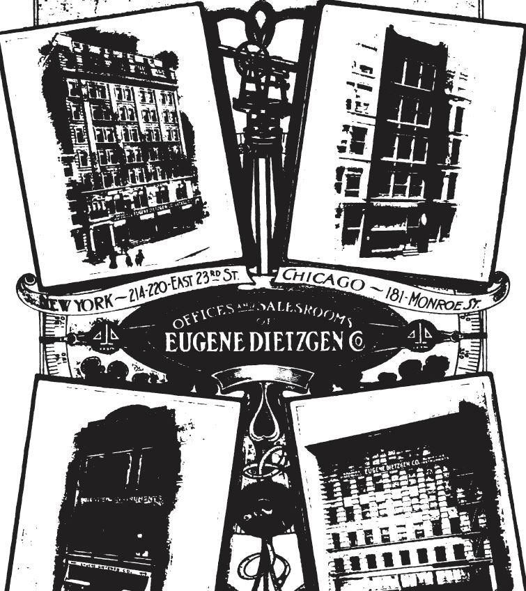 rare late 19th century all original and completely intact varnished solid oak wood fully adjustable dietzgen "peerless" drawing or drafting board with folding stand