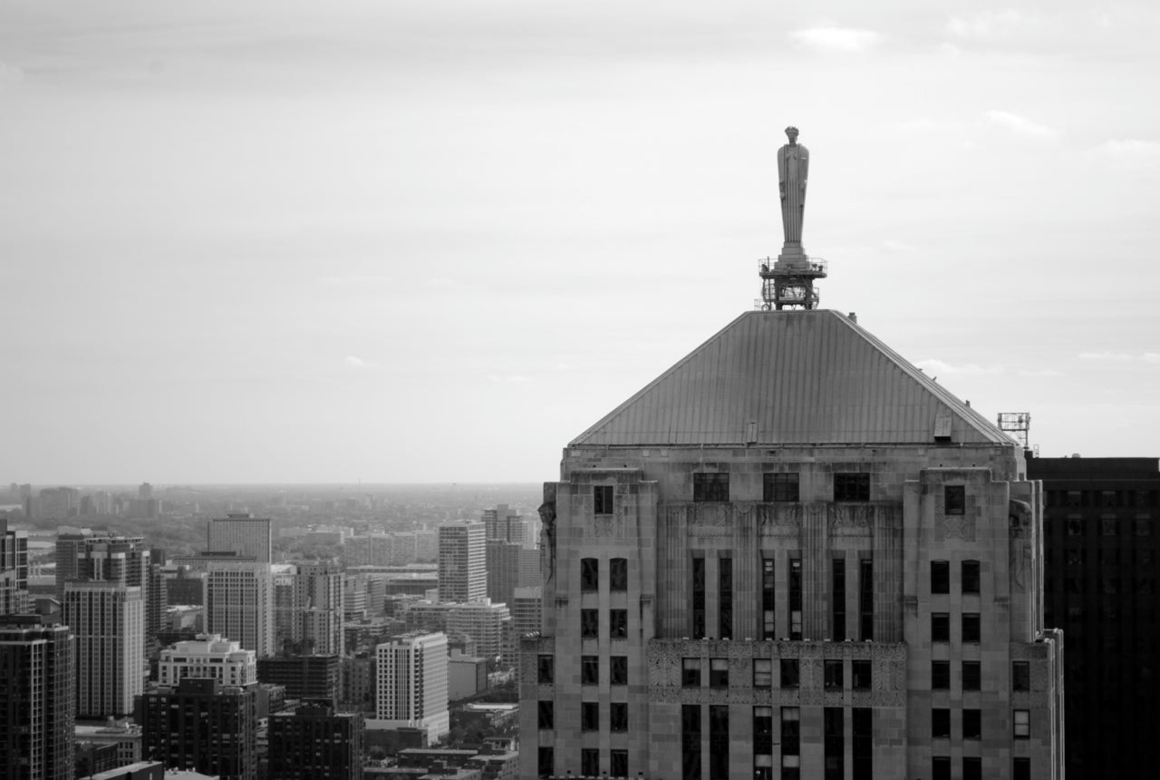 super streamlined style original chicago board of trade building interior office door nickel-plated bronze hardware consisting of concentric ring doorknob and rectangular-shaped backplate