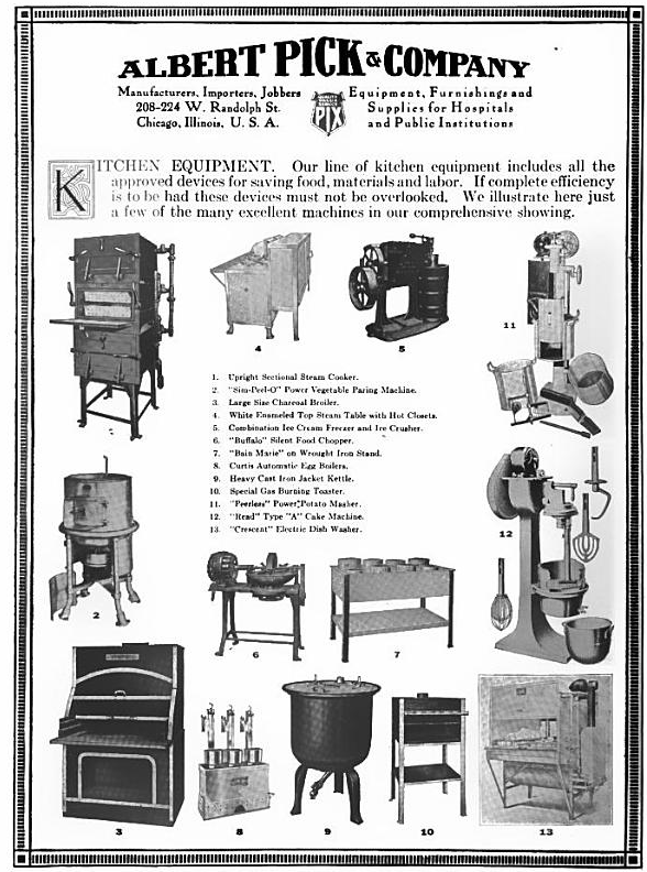 refinished late 1920's original american medical two-tier pressed and folded heavy gauge angled iron hospital kitchen supply table with casters