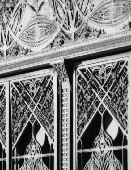 original c. 1893-94 diminutive louis sullivan-designed chicago stock exchange interior elevator pilaster capital fragment