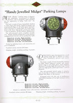 highly sought after and collectible c. 1920's all original "automotive electric lighting equipment" handy products catalog no. 14