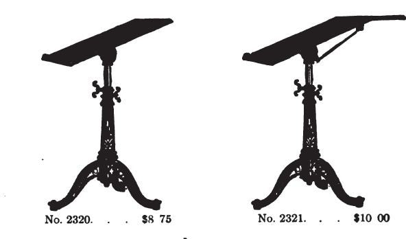 refinished early 20th century vintage american industrial dietzgen tripod cast iron stationary drafting table base with cabriole style legs