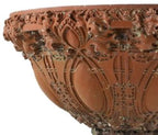 extraordinary early 20th century richly organic red slip glaze chicago school terra cotta urn