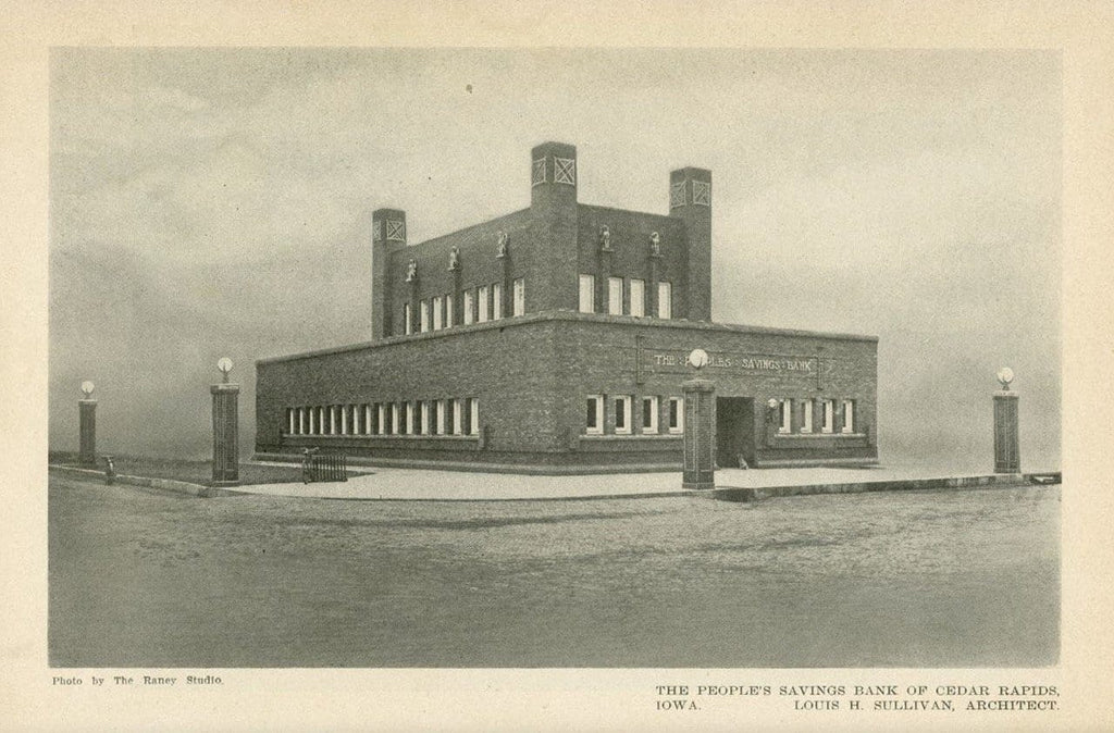 original early resin recast of a louis sullivan-designed plaster capital used in the restoration of peoples savings bank