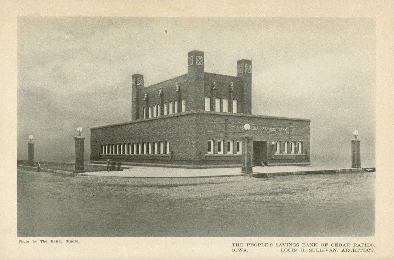 original early resin recast of a louis sullivan-designed plaster capital used in the restoration of peoples savings bank