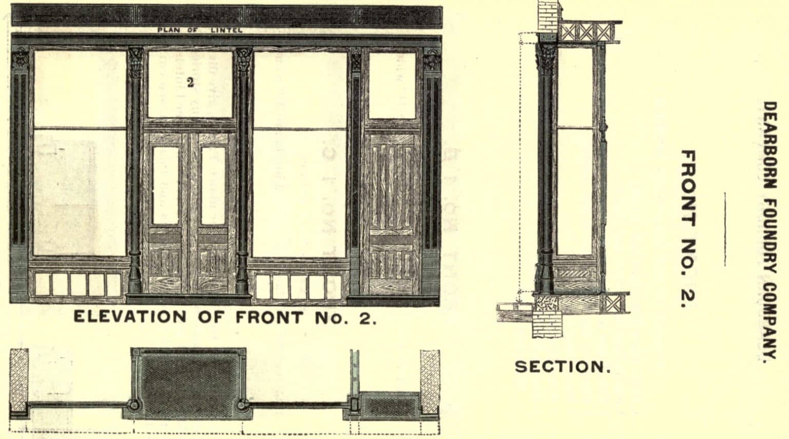 group of four late 19th century antique american ornamental cast iron salvaged chicago building facade tie-rod rosettes