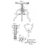early 1930's american depression era industrial adjustable height factory brushed steel machine shop toledo stool with original footrest