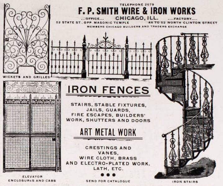 original 19th century fred. w. morgan custom-built interior residential black enameled ornamental wrought iron slightly curved wall-mount furnace air intake grille with delicate leafage