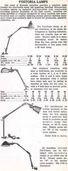 fully functional refinished c. 1940's american industrial triple-jointed heavy gauge tubular steel factory machinist task lamp with "slim helmet" shade
