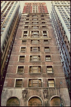 single original american depression era chicago athletic association building framed hotel guest room door informational plaque with original pane of glass