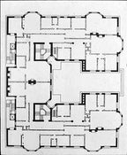 museum-quality 19th century frank lloyd wright-designed terra cotta cornice fragment from francisco terrace