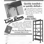 single original and completely refinished antique american industrial c. 1920's chicago factory office three-drawer pressed and folded metal filing cabinet