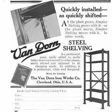 single original and completely refinished antique american industrial c. 1920's chicago factory office three-drawer pressed and folded metal filing cabinet