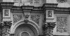 original historically important exterior white glazed terra cotta granada theater facade panel