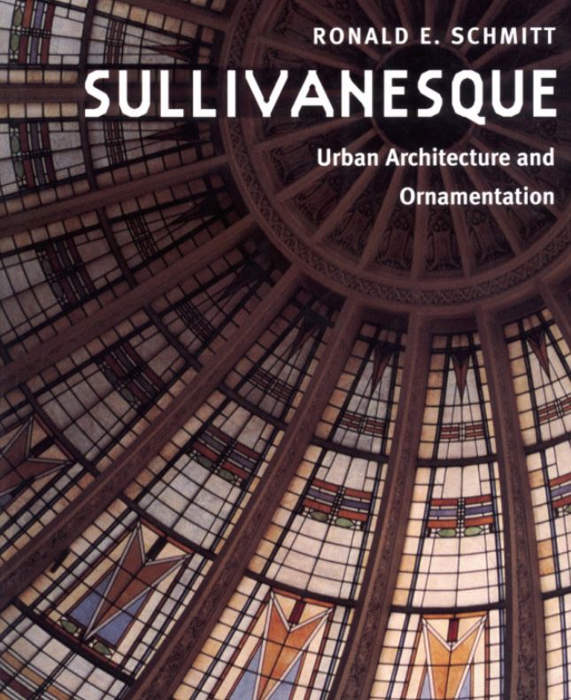 exceptional original early 20th century original "sullivanesque" midland terra cotta "plate 45" lithographed cardstock diagram of a sectional white glazed medallion