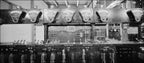 rare early 20th century new york city subway open-ended switchboard with faux marble panel