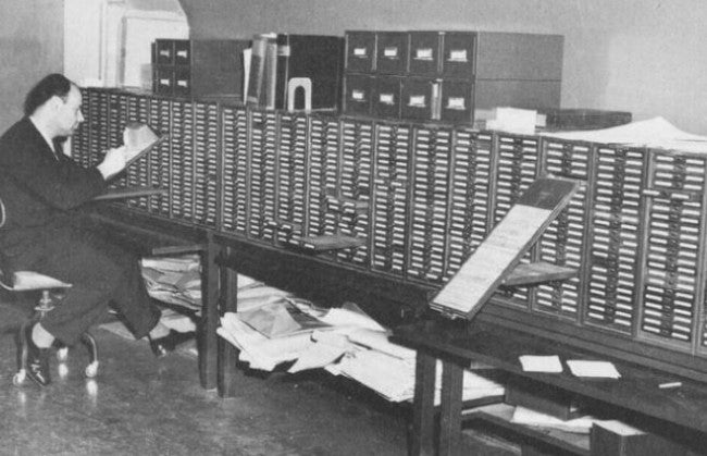 reinforced c. 1950's pressed and folded heavy gauge steel american industrial multi-drawer storage cabinet with brushed metal finish