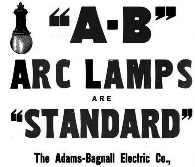 exceptionally hard to find and all original nicely aged "a-b" interior antique american industrial early 20th century hanging copper art lamp designed by thomas e. adams