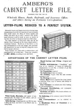 largely intact early 1880's chicago bank building refinished solid walnut wood amberg's letter file multi-drawer antique american cabinet