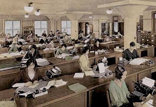 original and fully functional early 20th century antique american flush mount single electric finkl & sons office building pendant light with "school house" shade