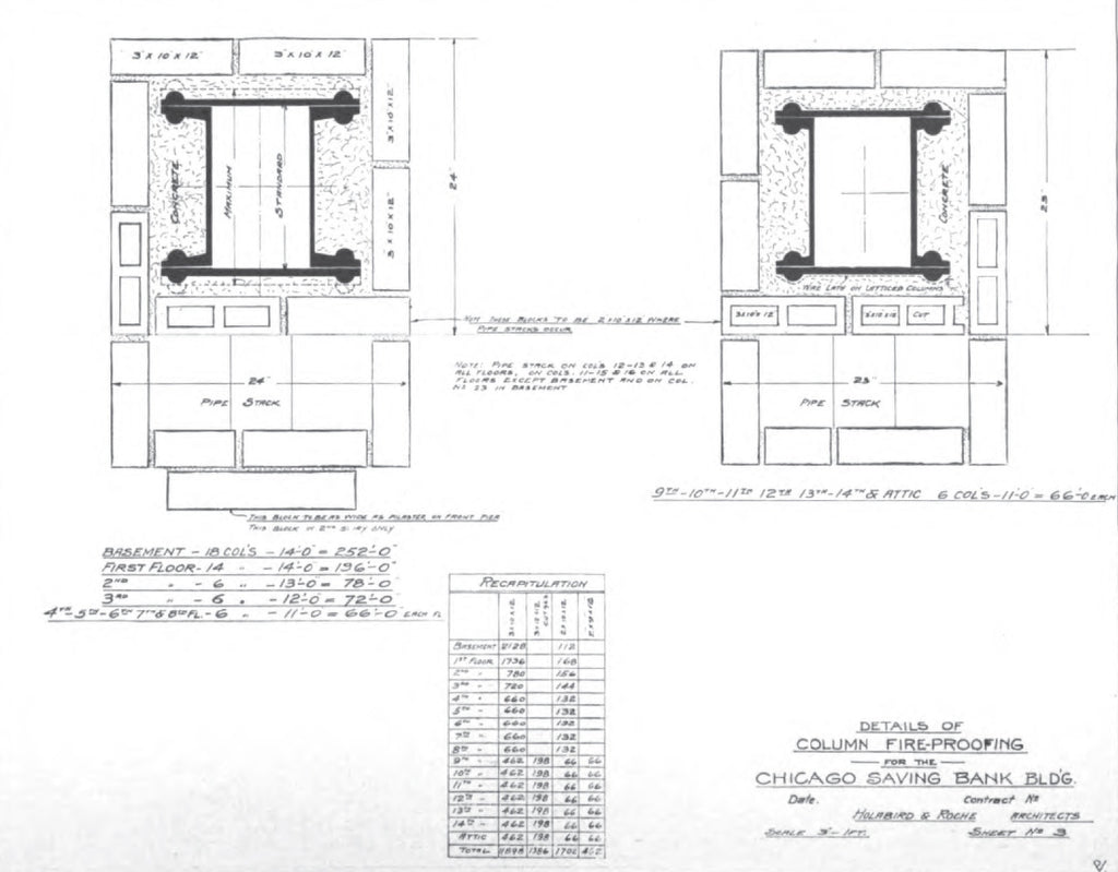 original oversized holabird and roche-designed ornamental cast brass chicago savings bank building monogrammed doorknob and backplate