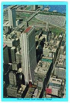 hard to find and all original dug downtown chicago collectible early 1970's cast spelter or "white metal" banthrico coin bank representing the first national bank of chicago, il.