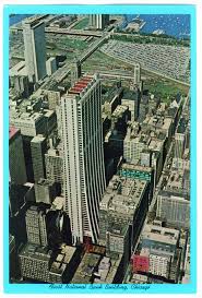 hard to find and all original dug downtown chicago collectible early 1970's cast spelter or "white metal" banthrico coin bank representing the first national bank of chicago, il.