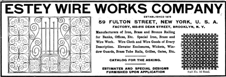 late 19th century american victorian black enameled exterior apartment building arch top grillework with ribbon end scrollwork