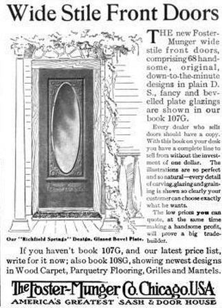 well-maintained early 20th century american golden oak two recessed panel interior residential passage door with ball finial hinges