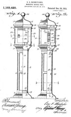 original early 20th century antique american ornamental cast iron city of milwaukee freestanding police or fire department call box top with intact ball finial