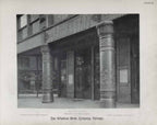 single museum-quality copper-plated ornamental cast iron interior manhattan building elevator grille executed by the winslow brothers of chicago