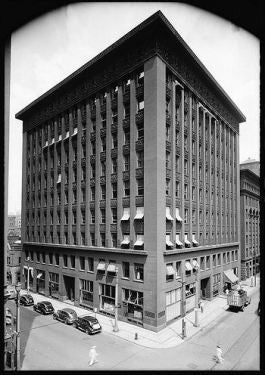 late 19th century original american antique interior wainwright commercial office building backplate with matching monogrammed doorknob