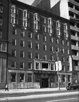 original historically-important late 19th century refinished ornamental cast iron interior ywca hotel rear staircase baluster with intricate leafage and bellflowers