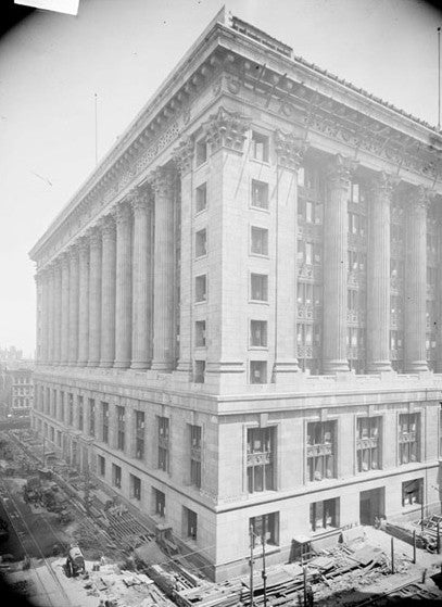 set of original early 20th century highly ornamented neoclassical style cast brass cook county building office window pulls or handles