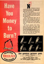 late 1940's vintage american industrial "quick aid" torpedo shell riveted joint polished brass metal wall-mount hotel lobby fire extinguisher