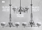 original and intact 19th century american aesthetic movement interior residential wall-mount gasolier sconce accentuated with lowery glazed majolica ceramic