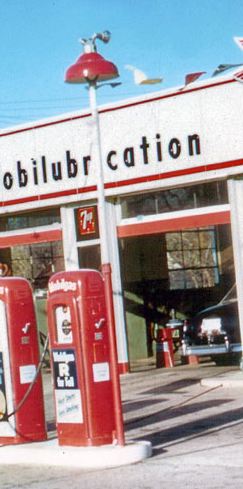 original c. 1950's vintage american industrial "steber" brushed aluminum service station lamppost flood light with versatile head lamp and glass lens