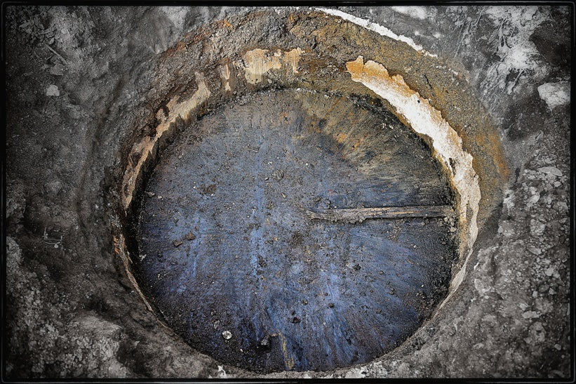 late 1850's or early 1860's oversized privy dug john kent russell residence cast brass tapered rim or dead lock "skeleton key" with large bow