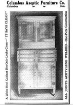hard to find and highly desirable early 20th century american hospital operating room refinished steel instrument cabinet