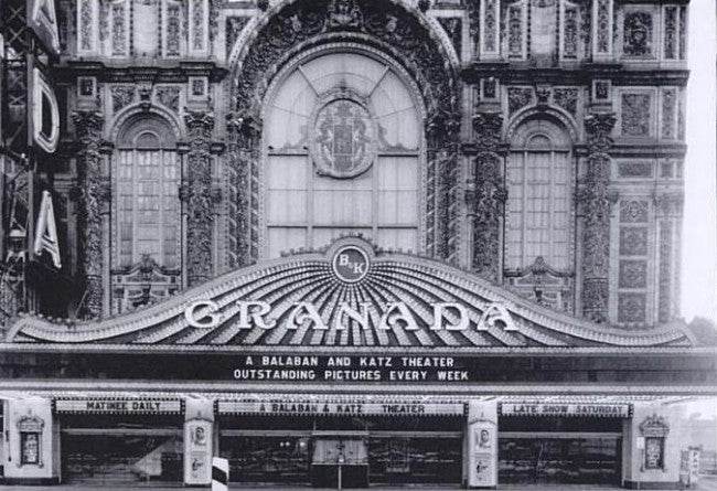 historically important largely intact documented museum-quality c. 1926 eichenbaum-designed granada theater facade white glazed terra cotta cherub head fragment with allover crazing