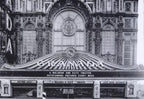 original historically important exterior white glazed terra cotta granada theater facade panel