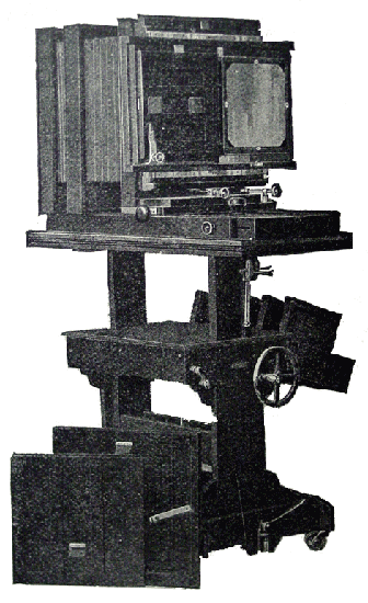 rare early 20th century all original and completely intact fully adjustable professional studio camera solid mahogany wood crank stand with cast iron wheel and locking lever