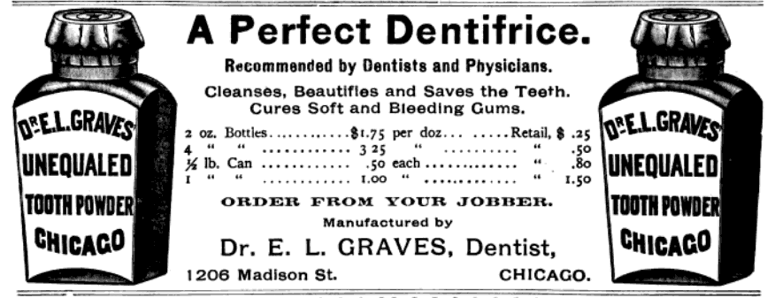 nice assortment of original late 19th and early 20th century original chicago privy-dug druggist bottles with bold and deeply embossed markings