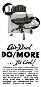 original late 1930's unusual antique amrican industrial institutional varnished birch wood desk with armrest and perforated seat