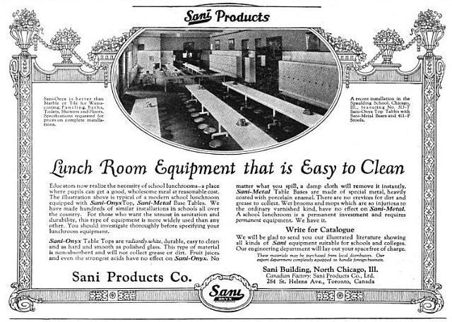 original and fully functional early 20th century factory lunch room replacement swing-out bracket seat with brushed metal finish