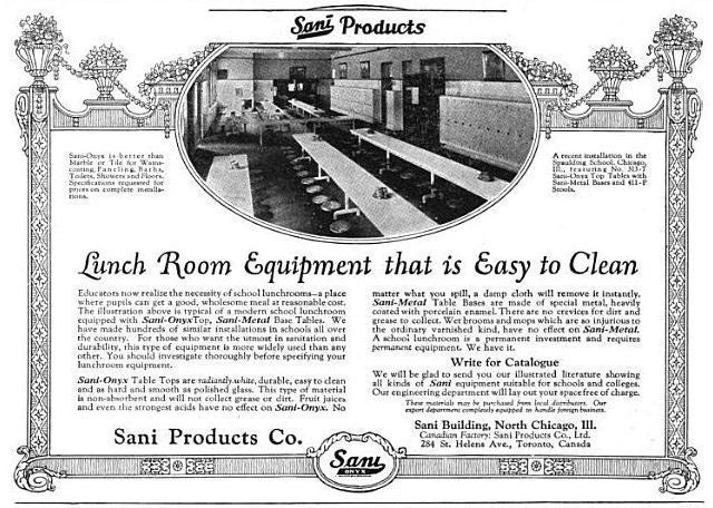 hard to find all original and fully functional c. 1920's antique american industrial "sani" brand factory lunchroom stool swing-out bracket with maple seat
